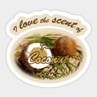 Coconut lover Sticker